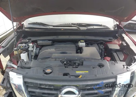 2018 Nissan Pathfinder Platinum from USA, damaged, VIN 5N1DR2MN6JC611235